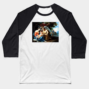 Holy Family Rest on the Flight into Egypt 1640 Charles Poërson Baseball T-Shirt